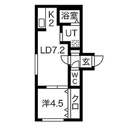 welina南郷10(ウェリナ南郷10) 4階