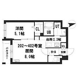 リージェント5 4階/402