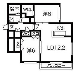 ライズステージ澄川 2階