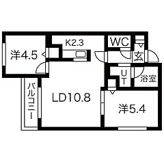 物件の間取り