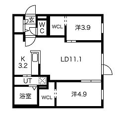 物件の間取り