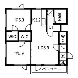 パークカーサ福住 4階/401