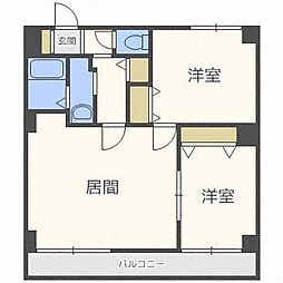 EFタウン2nd 2LDKの間取図画像