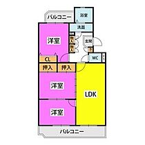 ルミナス城南 203 ｜ 福岡県福岡市城南区南片江２丁目25-32（賃貸マンション3LDK・4階・71.00㎡） その2