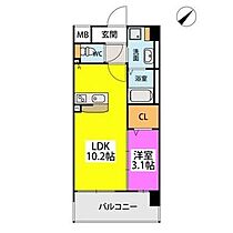 フルハウス高宮 107 ｜ 福岡県福岡市南区向野１丁目19-8（賃貸マンション1LDK・1階・34.18㎡） その2