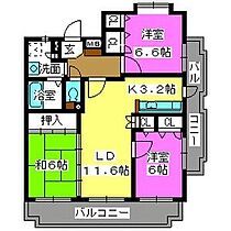 Windy　Hill 1-305 ｜ 福岡県福岡市城南区東油山１丁目10-70（賃貸マンション3LDK・3階・76.92㎡） その2