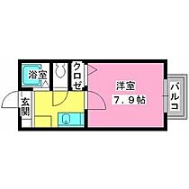 ウィズ野間 202 ｜ 福岡県福岡市南区野間３丁目17-16（賃貸アパート1K・2階・24.63㎡） その2