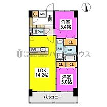 (仮称)リバーサイド愛宕南 302 ｜ 福岡県福岡市西区愛宕南１丁目3（賃貸マンション2LDK・3階・59.03㎡） その2