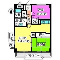 エクセレント岩室II 301 ｜ 福岡県福岡市早良区田村４丁目13-8（賃貸マンション2LDK・3階・61.20㎡） その2