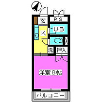 スクエア・T 402 ｜ 福岡県宗像市田久２丁目12-8（賃貸マンション1K・4階・26.40㎡） その2