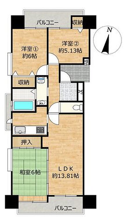 【間取り図】