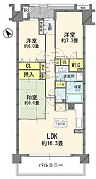 エールガーデン 3LDKの間取図画像