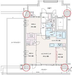 クレアホームズ北上尾 3LDKの間取図画像
