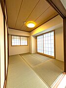 和室のお部屋があり、落ち着きのある空間♪