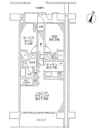 グリーンフォレストストーリーズ 1SLDKの間取図画像