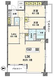 間取図画像 3LDK