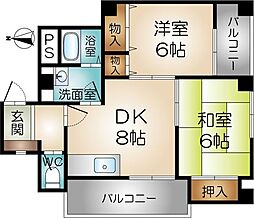 プリティハウス 3階/302