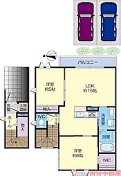 シャーメゾン桂 2階