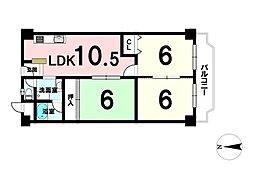 間取図画像 3LDK