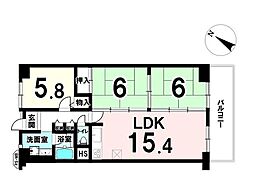 間取図画像 3LDK