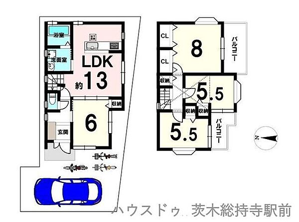 間取りを拡大表示