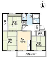 UR岩倉  ｜ 愛知県岩倉市東新町燈明庵1丁目（賃貸マンション3DK・4階・47.99㎡） その2