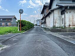 桑名市多度町柚井：前面道路含む現地写真