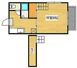 シーサイドハイツ 1SKの間取図画像
