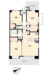 間取図画像 3LDK