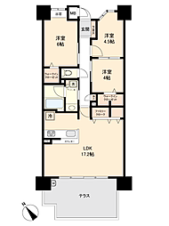 ヴェルディ府中南 3LDKの間取り