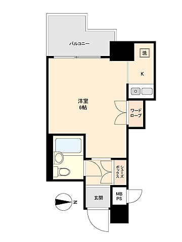 間取り デ・リード京都東洞院 10階/-