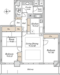 間取図画像 3LDK