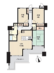 間取図画像 3LDK