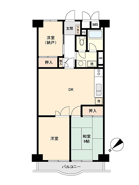 間取りを拡大表示