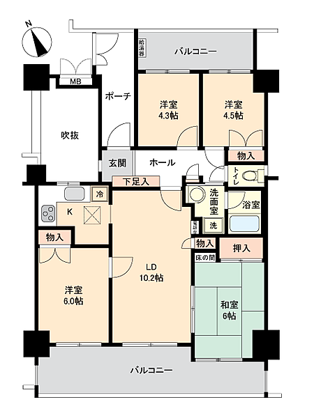 間取りを拡大表示