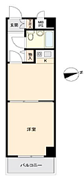 ライオンズマンション中山下 1DKの間取図画像