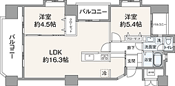 ロワールマンション大濠2 3LDKの間取図画像