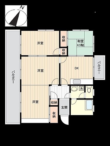 間取りを拡大表示