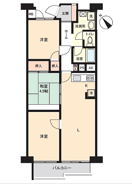 間取りを拡大表示