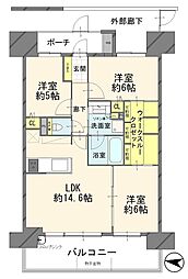 間取図画像 2SLDK