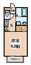 サンモールC棟  ｜ 大阪府大東市灰塚4丁目（賃貸アパート1K・2階・26.00㎡） その2