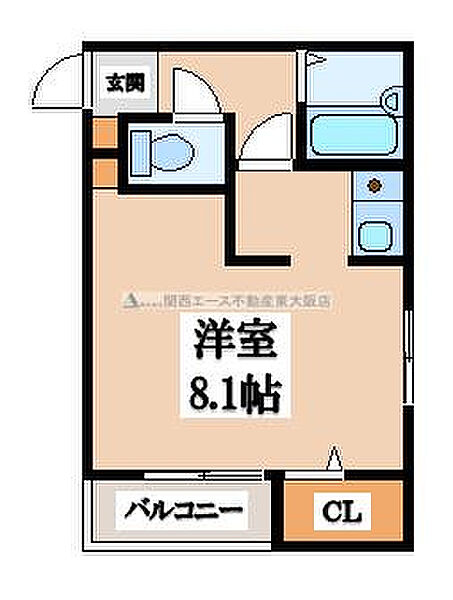 リバーライズ永和 ｜大阪府東大阪市高井田元町2丁目(賃貸マンション1K・2階・24.00㎡)の写真 その2