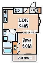 クリエオーレ津の辺町I  ｜ 大阪府大東市津の辺町（賃貸アパート1LDK・1階・33.36㎡） その2