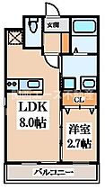 St・Residence南津の辺  ｜ 大阪府大東市南津の辺町（賃貸マンション1LDK・1階・26.23㎡） その2