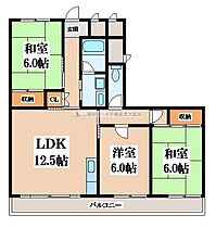 高井田ランプハウス  ｜ 大阪府東大阪市高井田本通7丁目（賃貸マンション3LDK・3階・76.91㎡） その2