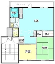 大阪府堺市南区庭代台1丁（賃貸マンション2LDK・3階・49.23㎡） その2