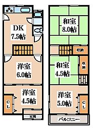 雁屋南町貸家