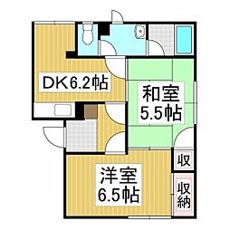 間取図画像 2DK