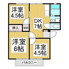 物件の間取り