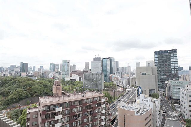 バルコニー パークタワー芝公園 15階/-